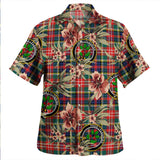 Clan Christie Modern Tartan Hawaiian Aloha Shirt WT293