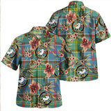 Clan Colville District Tartan Hawaiian Aloha Shirt WT320