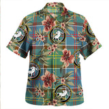 Clan Colville District Tartan Hawaiian Aloha Shirt WT320