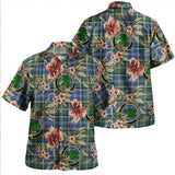 Clan Couper (Cooper) Modern Tartan Hawaiian Aloha Shirt WT325