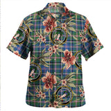 Clan Couper (Coupar) Modern Tartan Hawaiian Aloha Shirt WT328