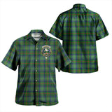 Clan Cranstoun Crest Tartan Hawaiian Aloha Shirt WW75