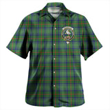 Clan Cranstoun Crest Tartan Hawaiian Aloha Shirt WW75