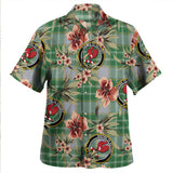 Clan Currie Modern Tartan Hawaiian Aloha Shirt WT359