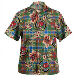 Clan Currie of Arran Modern Tartan Hawaiian Aloha Shirt WT361