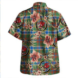 Clan Currie of Arran Modern Tartan Hawaiian Aloha Shirt WT361