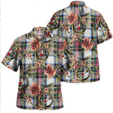 Clan Dennistoun Tartan Hawaiian Aloha Shirt WT390