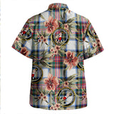 Clan Dennistoun Tartan Hawaiian Aloha Shirt WT390