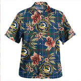 Clan Edmonstone Weathered Tartan Hawaiian Aloha Shirt WT444