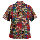 Clan Fotheringham Modern Tartan Hawaiian Aloha Shirt WT493