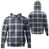 Clan Gillies Blue Dress Dance Tartan Hoodie - K1344