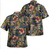 Clan Gillies Modern Tartan Hawaiian Aloha Shirt WT531