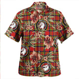 Clan Hepburn Modern Tartan Hawaiian Aloha Shirt WT602