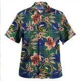 Clan Hutton Modern Tartan Hawaiian Aloha Shirt WT653