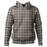 Clan Jacobite Dress Weathered Tartan Hoodie - K1850