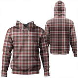 Clan Jacobite Dress #2 Weathered Tartan Hoodie - K1847