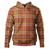 Clan Jacobite Old Sett Ancient Tartan Hoodie - K1854