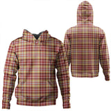 Clan Jacobite Old Sett Weathered Tartan Hoodie - K1856