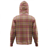 Clan Jacobite Old Sett Weathered Tartan Hoodie - K1856