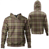 Clan Jacobite Old Weathered Tartan Hoodie - K1857