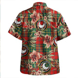 Clan Leask Modern Tartan Hawaiian Aloha Shirt WT740