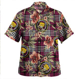 Clan Little of Morton Rigg Modern Tartan Hawaiian Aloha Shirt WT767