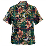 Clan Malcolm Modern Tartan Hawaiian Aloha Shirt WT1210