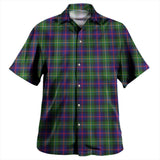 Clan Malcolm Modern Tartan Hawaiian Aloha Shirt W402