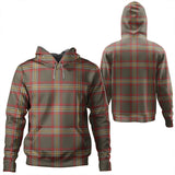 Clan Reid 1939 Weathered Tartan Hoodie - K3761