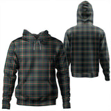 Clan Reid Green Modern Tartan Hoodie - K3763