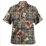 Clan Reid (Mill City) Weathered Tartan Hawaiian Aloha Shirt WT1421