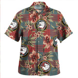 Clan Robinson Dress (Robins Dress) Weathered Tartan Hawaiian Aloha Shirt WT1444