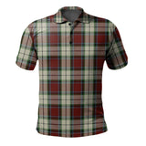 Clan Rose White Dress Tartan Polo Shirt G97