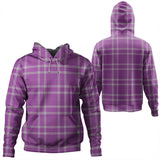 Clan Wallace High School (Wallas High School) Weathered Tartan Hoodie - K4271