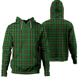 Clan Wallace Hunting Green Tartan Hoodie - K4276