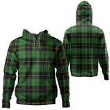 Clan Wallace Hunting (Wallas Hunting) Ancient Tartan Hoodie - K4272