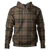 Clan Wallace Hunting (Wallas Hunting) Weathered Tartan Hoodie - K4274