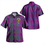 Clan Wardlaw Modern Crest Tartan Hawaiian Aloha Shirt WW517