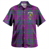 Clan Wardlaw Modern Crest Tartan Hawaiian Aloha Shirt WW517