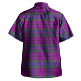 Clan Wardlaw Modern Crest Tartan Hawaiian Aloha Shirt WW517