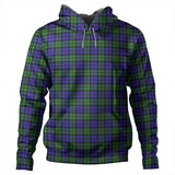 Clan Wartley Hunting Modern Tartan Hoodie - K4292