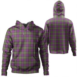 Clan Wartley Hunting Weathered Tartan Hoodie - K4293