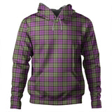 Clan Wartley Hunting Weathered Tartan Hoodie - K4293