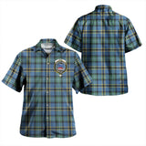 Clan Weir Ancient Crest Tartan Hawaiian Aloha Shirt WW522