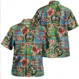 Clan Whitelaw District Tartan Hawaiian Aloha Shirt WT1666