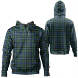 Clan Whitworth Modern Tartan Hoodie - K4332