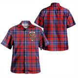 Clan Wishart Dress Crest Tartan Hawaiian Aloha Shirt WW529