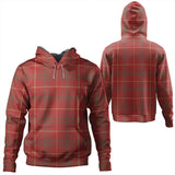 Clan Wolfe Weathered Tartan Hoodie - K4352