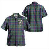 Clan Wood Modern Crest Tartan Hawaiian Aloha Shirt WW530