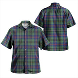 Clan Wood Modern Tartan Hawaiian Aloha Shirt W576